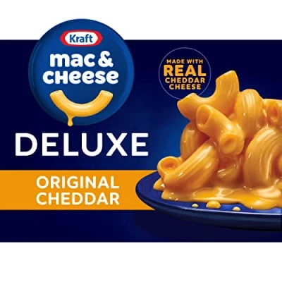Image of KRAFT Deluxe Macaroni &amp; Cheese Dinner Original Cheddar, 397 g