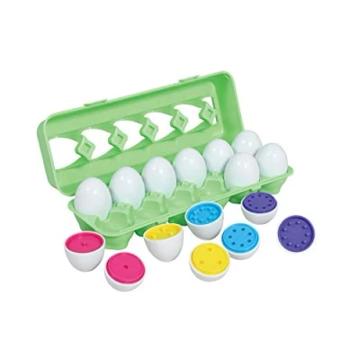 Image of TickiT 74064 Colour Match Egg Set, 12 Pieces