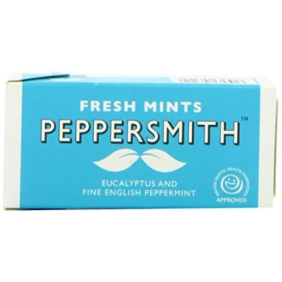 Image of MINTS: EXTRA STRONG EUCALYPTUS XYLITOL MINTS 12 X 15G POCKET PACKS