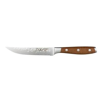 Image of Rockingham Forge RF 7092 Ashwood Series 12.5cm Steak Knife with Ice Hardened Vanadium Steel Blades, Heat Treated Natural Handles
