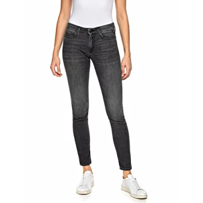 Image of REPLAY Women&#039;s WH689 New Luz 99 Denim Jeans, Medium Grey 096 1, 29W / 28L