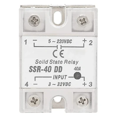 Image of SSR 40 DD 40A DC Solid State Relay Module Load 5 220V For Industrial Automation Process