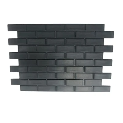 Image of Proops Dolls House Wall Panels, Brick Effect, Interlinking, Pack of 6, 1/12th Scale. (A1012C) Free UK Postage (Grey)