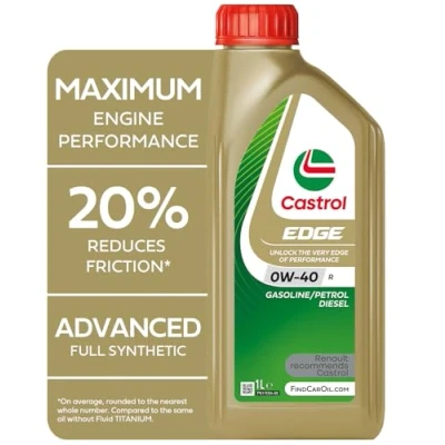 Image of Castrol EDGE 0W 40 R Engine Oil 1L
