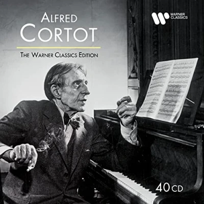 Image of Alfred Cortot The Warner Classics Edition: Recordings 1919 1959 Sealed 2023 UK cd album box set 5054197471940