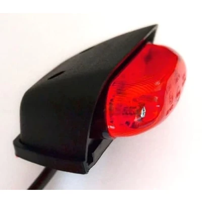 Image of 24/7Auto 4x LED 12/24V rear outline roof corner side vertical horizontal fitting marker lights trailer van motorhome truck caravan chassis bus