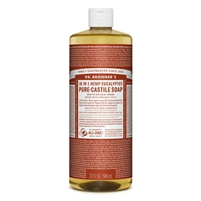 Image of 18 in 1 Hemp Eucalyptus Castile Soap 946ml (Dr. Bronner&#039;s)