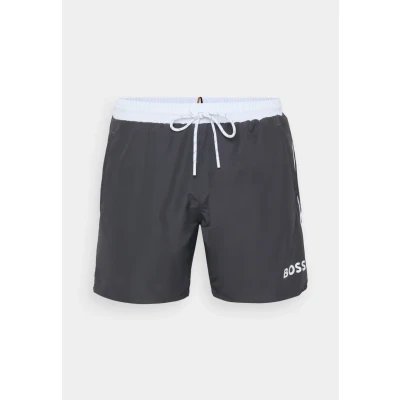 Image of BOSS Starfish Swimming shorts, Men&#039;s, Size: Medium, Charcoal