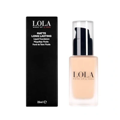 Image of Lola Make Up Flawless Matte Long Lasting Liquid Foundation, Natural Light, Full Coverage, Buildable, Lasting, Vegan, No.B42 Light