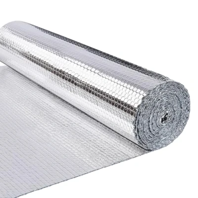 Image of VOUNOT Radiator Reflector Panels, Double Aluminum Bubble Heat Reflective Foil, Insulation Roll 20m x 100cm 3.2mm