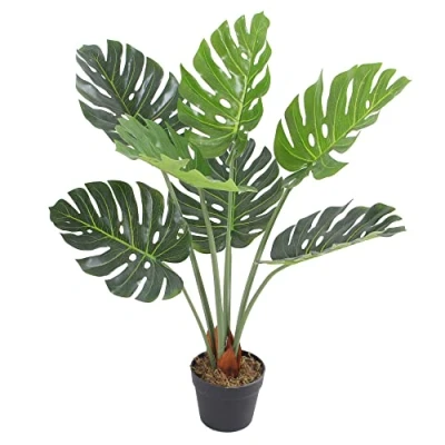 Image of Oypla Artificial Monstera Plant 85cm Indoor Outdoor Decoration