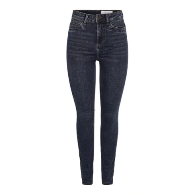 Image of Noisy may Women&#039;s Nmcallie Hw Skinny Jean Vi506db FWD Noos Trouser, Dark Denim Blue, 28W x 34L