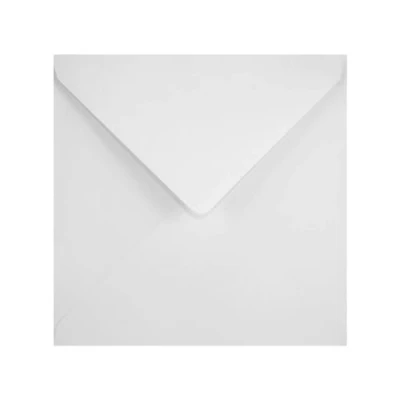 Image of Netuno 50 White Square Envelopes 14 x cm 100 g Paper Wet Adhesive without Window Letter Business