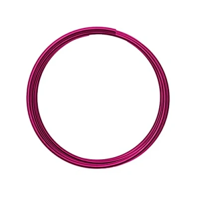 Image of Vaessen Creative Aluminium wire 4mm 2m strong pink,