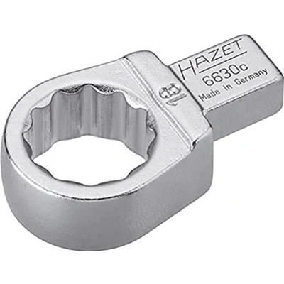 Image of Hazet 18/9 x 12 mm Insert Box End Wrench Silver