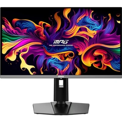 Image of MSI MPG 271QRX QD OLED 26.5 Inch WQHD Gaming Monitor 2560 x 1440 Quantum Dot Panel, 360Hz / 0.03ms, 99% DCI P3, ΔE≤2, DisplayHDR True Black 400, KVM, RGB DP 1.4a, HDMI 2.1, USB Type C