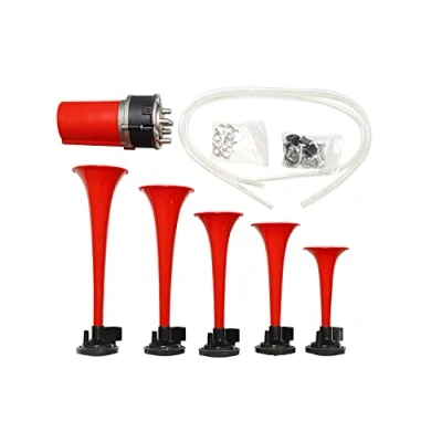 Image of Streetwize BH2 La Cucuracha Musical Air Horn for Car, Van, Truck, Bus Five Different Trumpet Tones, Easy Fit Kit
