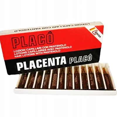 Image of 3 x PLACENTA PLACO FOR HAIR INTENSIVE TREATMENT AMPOULES AGAINST LOSS 12X10ml