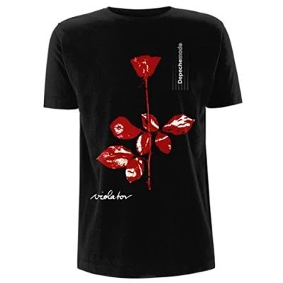Image of Plastic Head Depeche Mode &#039;Violator Album Cover&#039; T Shirt (Extra Large) Black