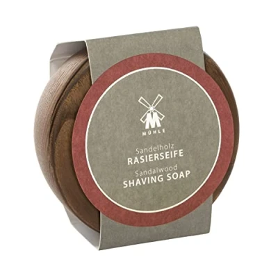 Image of MÜHLE Wooden Bowl Including Shaving Soap 65g (Sandalwood)