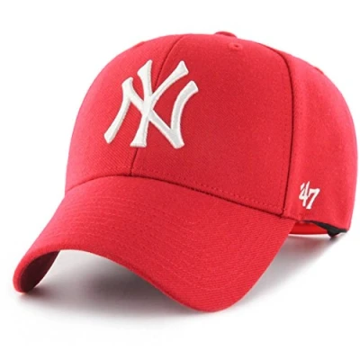 Image of 47 Brand Snapback Cap MVP New York Yankees red