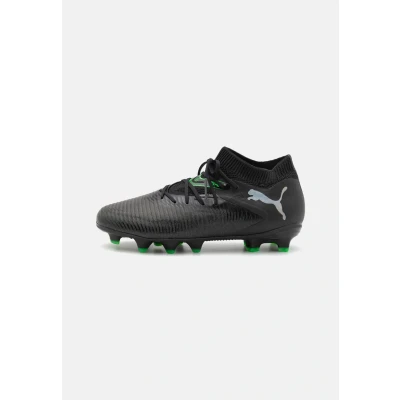 Image of Puma Future 8 PRO FG/AG Unisex Moulded stud football boots for kids, Size: 12K, Black/silver/fluo green Synthetics/textile