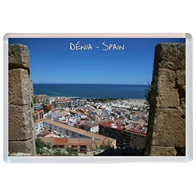 Image of Denia Spain Costa Blanca Jumbo Fridge Magnet ID184