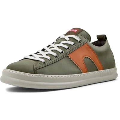 Image of Camper Men&#039;s Runner Four K100893 Sneaker, Medium Green 014, 7.5 UK