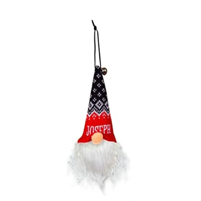 Image of History &amp; Heraldry Light Up Gonk Pre personalised Christmas Hanging Decoration Joseph 00269860432