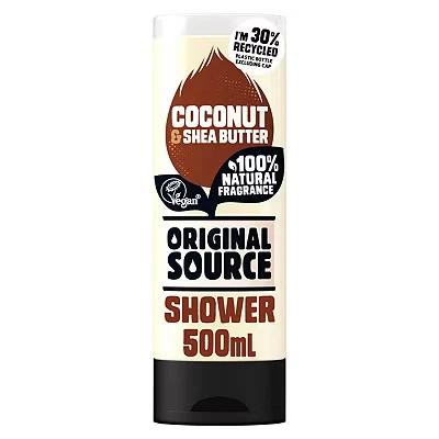 Image of Original Source Tropical Coconut &amp; Shea Butter Shower, 500ml