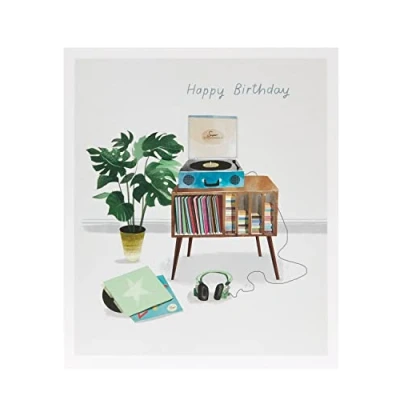 Image of UK Greetings Birthday Card For Him/Male/Friend With Envelope Stylish Design