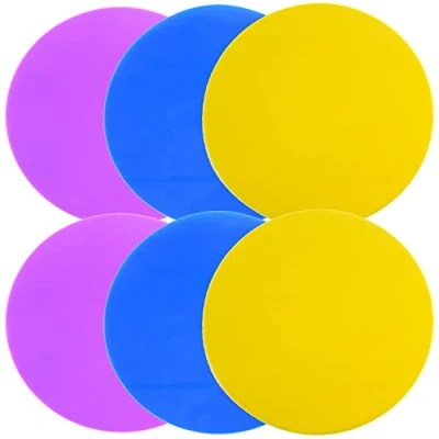 Image of 6 Pcs Multi Purpose Bottle Opener Kitchen Silicone Coasters Round Lid Openers Jar Gripper Pad Washable Non Slip for Seniors with Weak Hands