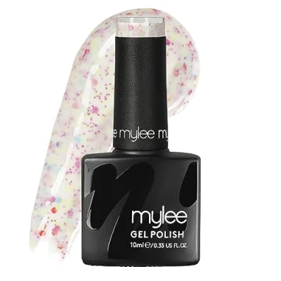 Image of Mylee Gel Nail Polish 10ml [Sprinkles] UV/LED Soak Off Art Manicure Pedicure for Professional, Salon &amp; Home Use [Confetti Range] Long Lasting Easy to Apply
