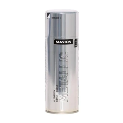 Image of Maston Metallic Spray Paint 400ml Silver