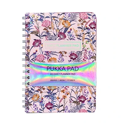 Image of Pukka Pad, A5 Undated Daily Planner Pad 115 Sheets of 80GSM Paper with Schedule, to Do List, and Notes/Sketches Sections 21 x 15cm, Cream