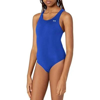 Image of TYR Women&#039;s Durafast Elite Solid Maxfit Swimsuit One Piece, Royal, 26