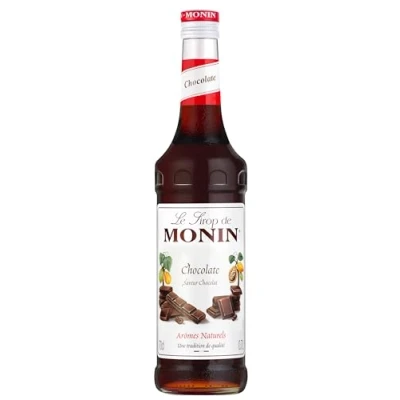 Image of MONIN Premium Chocolate Syrup 700ml for Coffee and Cocktails. Vegan Friendly, Allergen Free, 100% Natural Flavours Colourings