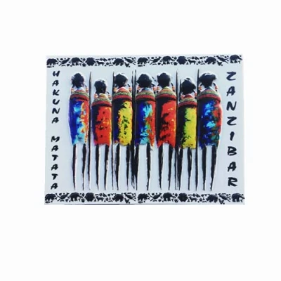 Image of Zanzibar Tanzania Fridge Magnet Souvenir Gift Home Kitchen Decoration Magnetic Sticker Collection