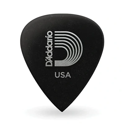 Image of Planet Waves 6DBK7 25 1.5mm Duralin Precision Extra Heavy Picks Black (Pack of 25)