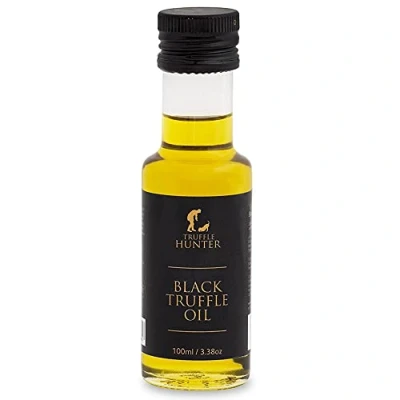 Image of TruffleHunter Black Truffle Oil Extra Virgin Olive for Cooking &amp; Seasoning 100 ml