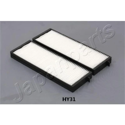 Image of HBA043, HBA0432 Pollen Filter JAPANPARTS FAA HY31 Insert 258mm 172mm 20mm HYUNDAI: i20 I Hatchback