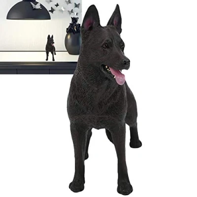 Image of ciciglow German Shepherd Model, PVC Simulation Lovely Dog Beautiful for Decoration Office Home Present(884)