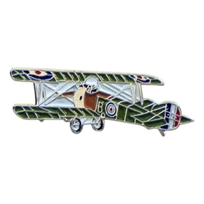 Image of Sopwith Camel Bi Plane Aircraft Metal Enamelled Pin Badge Lapel XJKB13 44