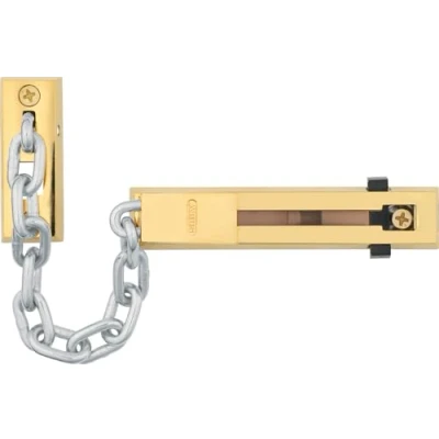 Image of ABUS 94621 SK66 M Door, Brass/Silver Chain