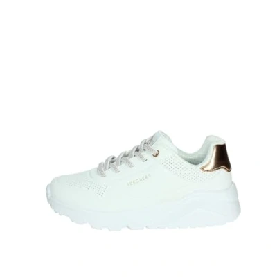 Image of Skechers Girl&#039;s UNO LITE Sneaker, White, 10 UK Child