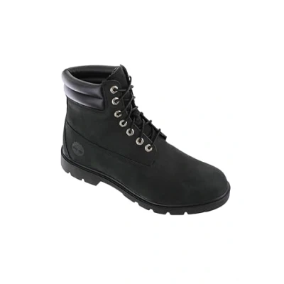 Image of Timberland Men&#039;s 6in Water Resistant Basic Fashion Boot, Jet Black, 10.5 UK