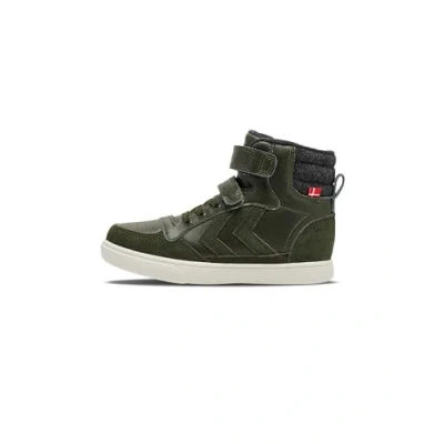 Image of hummel Stadil Winter HIGH JR Sneaker, Forest Night, 8.5 UK Child