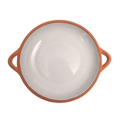 Image of Dexam Sintra Large Glazed Terracotta Tapas Dish Stone