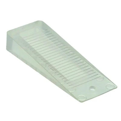 Image of Burg Wächter door wedge, non slip plastic stopper for the floor, TKL 2010, matt transparent, 100 mm, 2010 T