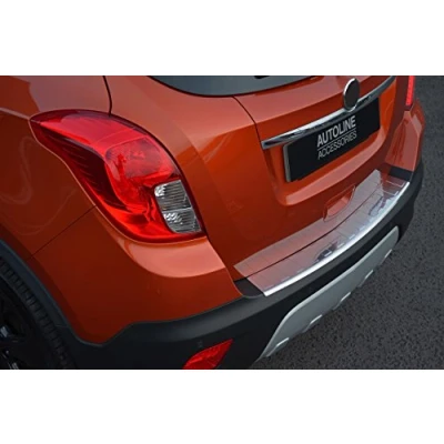 Image of Chrome Bumper Protector Sill Trim Cover To Fit Mokka (2012 19)